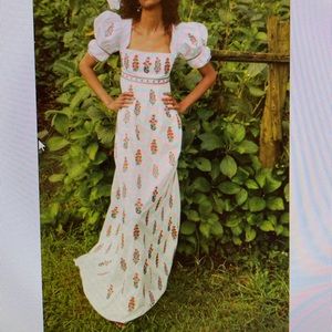 Agua Bendita - Wallflowers Banana Dahlia Dress Bridgerton Ball